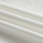 White Sandwiches Pattern Print Cotton Front Slit Maxi Skirt