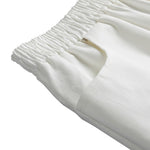 Knitting Yarn Pattern Print Cotton Front Slit Maxi Skirt