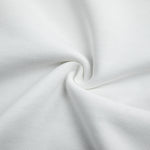 White Sandwiches Pattern Print Cotton Shorts