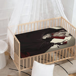 Count Dracula Print Baby Crib Sheet