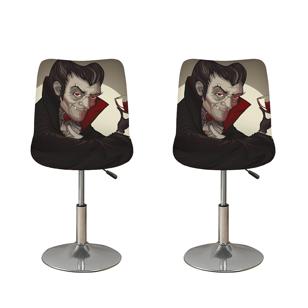 Count Dracula Print Bar Stool Covers