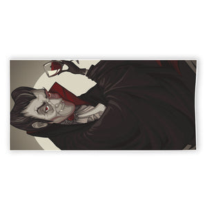 Count Dracula Print Beach Towel