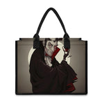 Count Dracula Print Canvas Tote Bag
