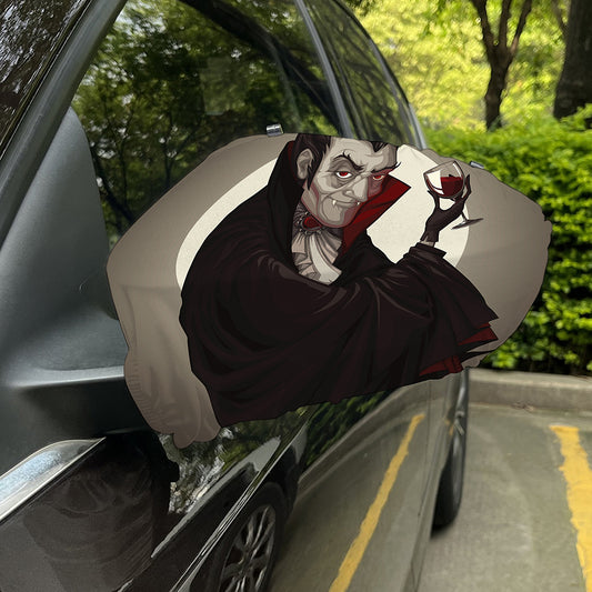 Count Dracula Print Car Side Mirror Covers