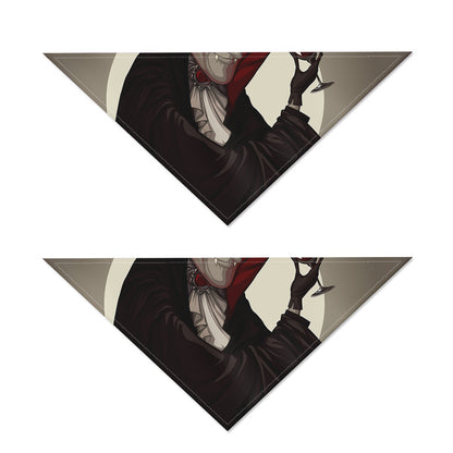 Count Dracula Print Dog Bandana