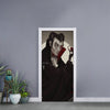 Count Dracula Print Door Sticker