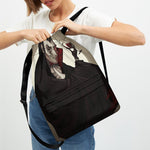 Count Dracula Print Drawstring Backpack