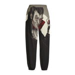 Count Dracula Print Fleece Lined Knit Pants