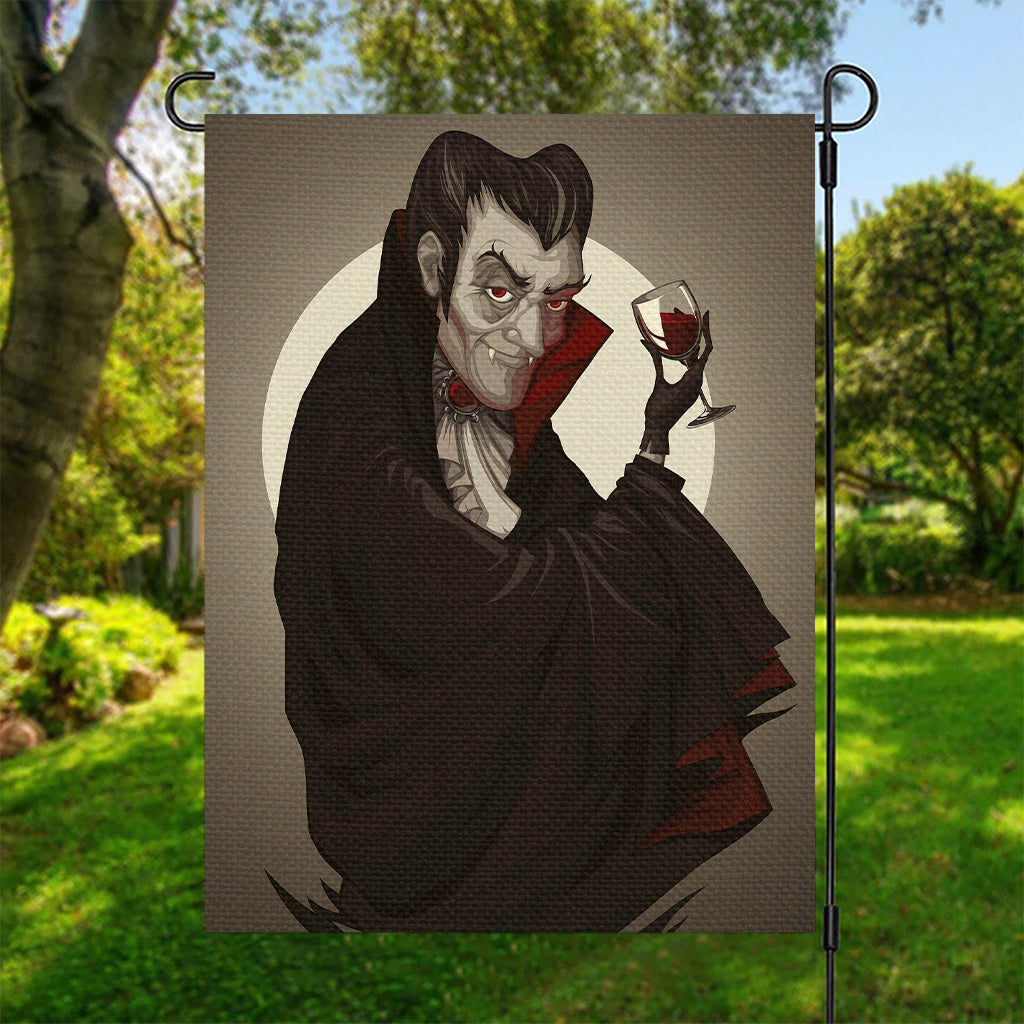 Count Dracula Print Garden Flag