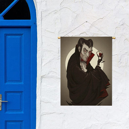 Count Dracula Print Garden Flag