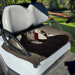 Count Dracula Print Golf Cart Seat Cover