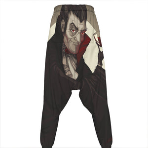 Count Dracula Print Hammer Pants