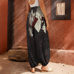 Count Dracula Print Harem Pants