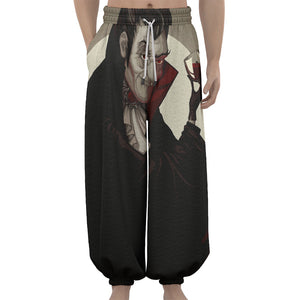 Count Dracula Print Lantern Pants