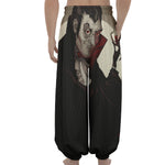 Count Dracula Print Lantern Pants