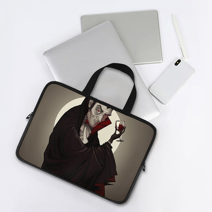 Count Dracula Print Laptop Sleeve With Handle