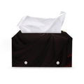 Count Dracula Print Leather Tissue Box Cover