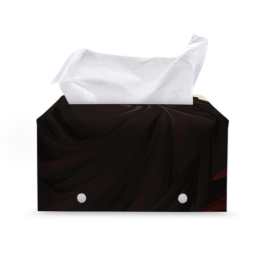 Count Dracula Print Leather Tissue Box Cover