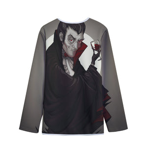 Count Dracula Print Long Sleeve Short Coat