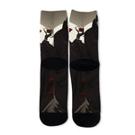 Count Dracula Print Long Socks