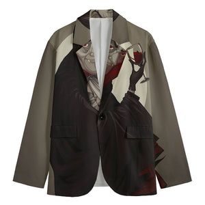 Count Dracula Print Men's Blazer