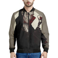 Count Dracula Print Men's Bomber Jacket
