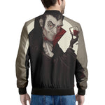 Count Dracula Print Men's Bomber Jacket