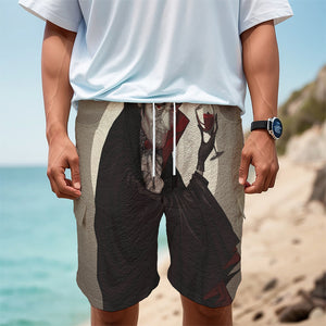 Count Dracula Print Men's Cargo Shorts