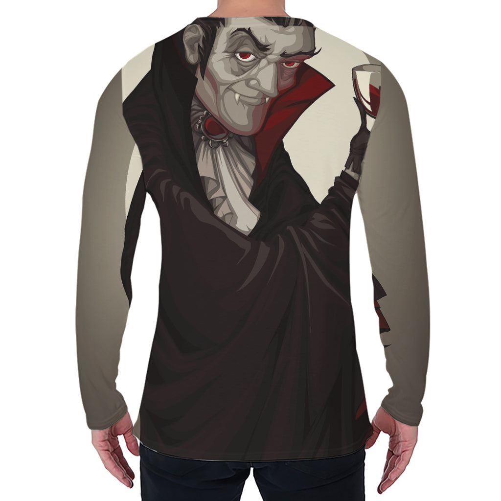 Count Dracula Print Men's Long Sleeve T-Shirt