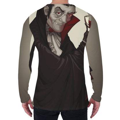 Count Dracula Print Men's Long Sleeve T-Shirt
