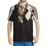 Count Dracula Print Men's Polo Shirt