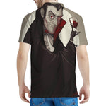 Count Dracula Print Men's Polo Shirt