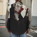 Count Dracula Print Men's Shirt Jacket