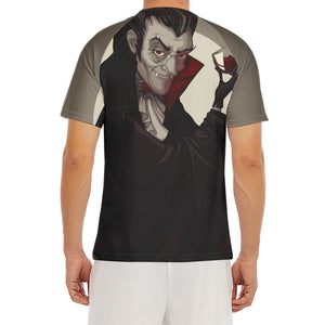 Count Dracula Print Men's Short Sleeve Rash Guard