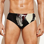 Count Dracula Print Men's Swim Briefs