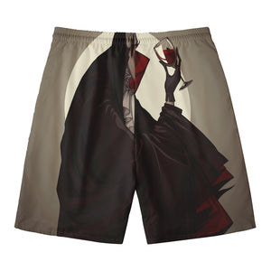 Count Dracula Print Men's Swim Trunks