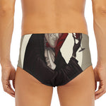 Count Dracula Print Men's Triangle Swim Briefs