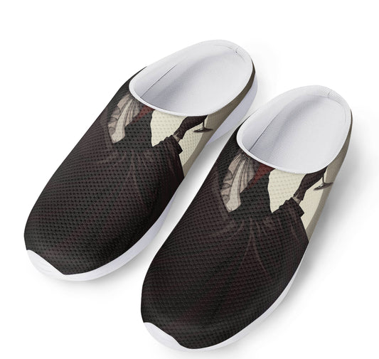 Count Dracula Print Mesh Casual Shoes