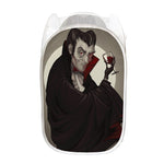 Count Dracula Print Mesh Laundry Hamper