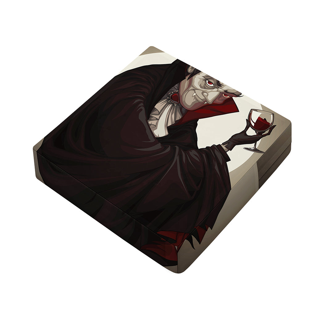 Count Dracula Print Outdoor Seat Cushion Cover
