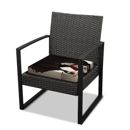 Count Dracula Print Outdoor Seat Cushion Cover