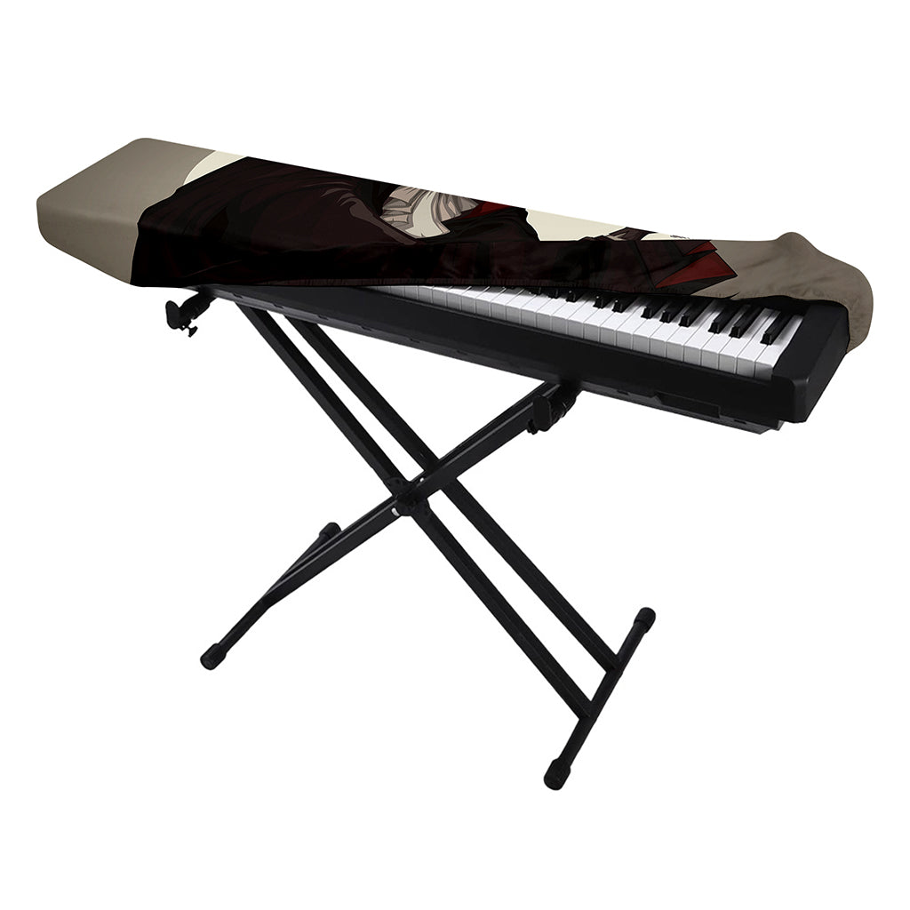 Count Dracula Print Piano Keyboard Cover