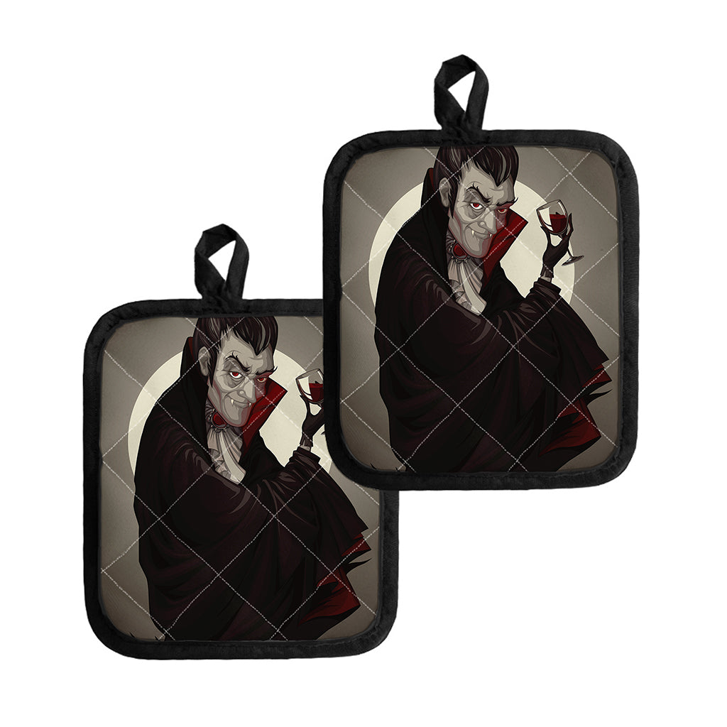 Count Dracula Print Pot Holders