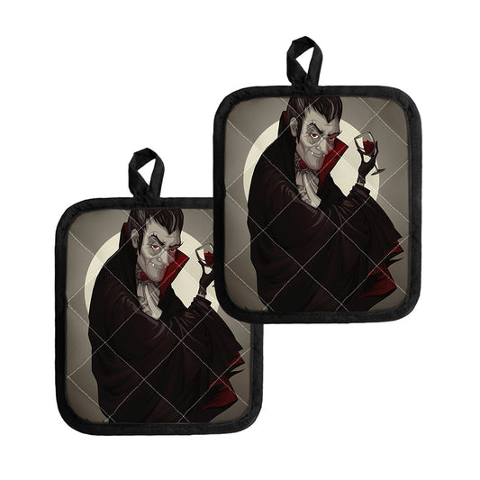 Count Dracula Print Pot Holders