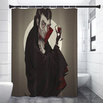 Count Dracula Print Premium Shower Curtain