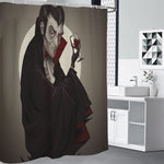 Count Dracula Print Premium Shower Curtain