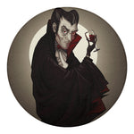 Count Dracula Print Round Blanket