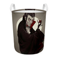 Count Dracula Print Round Laundry Basket