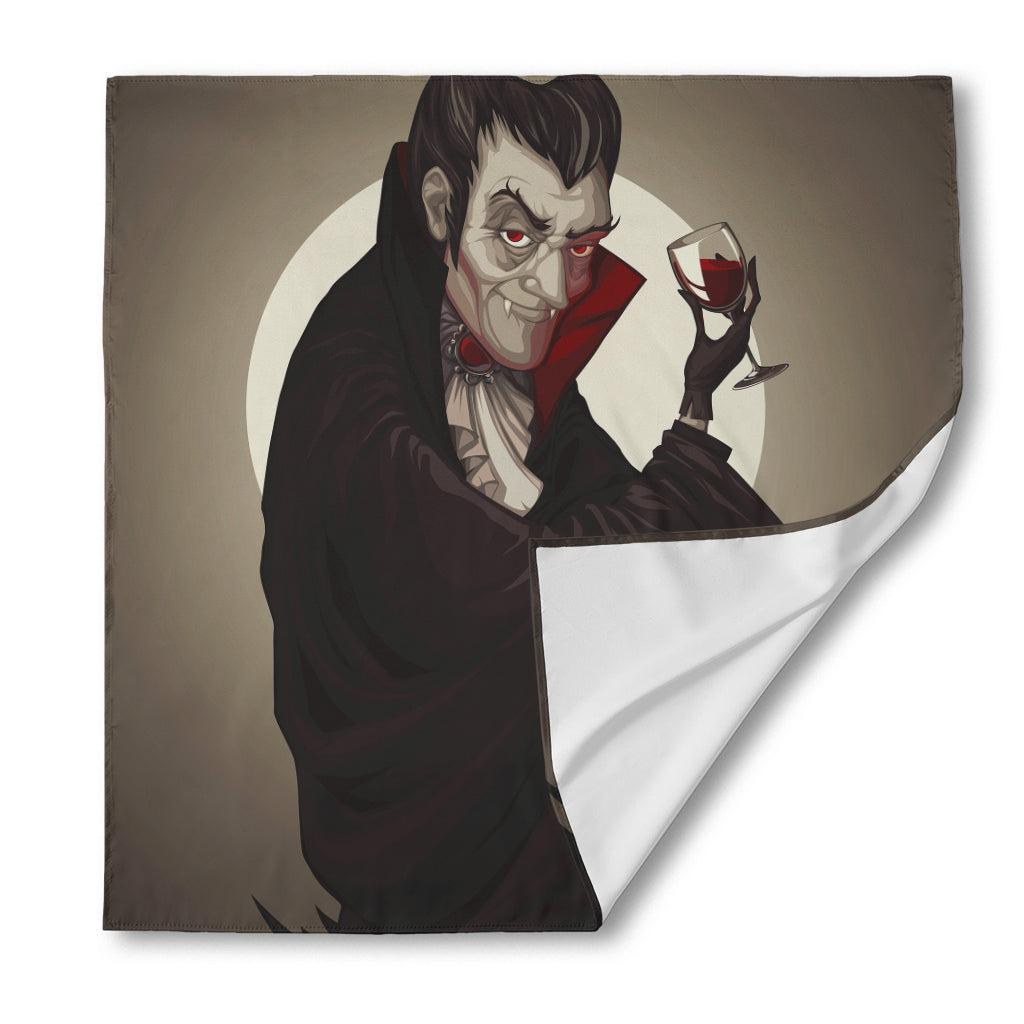 Count Dracula Print Silk Bandana