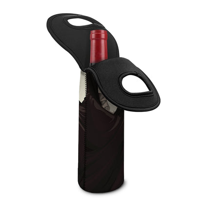 Count Dracula Print Single Neoprene Wine Tote